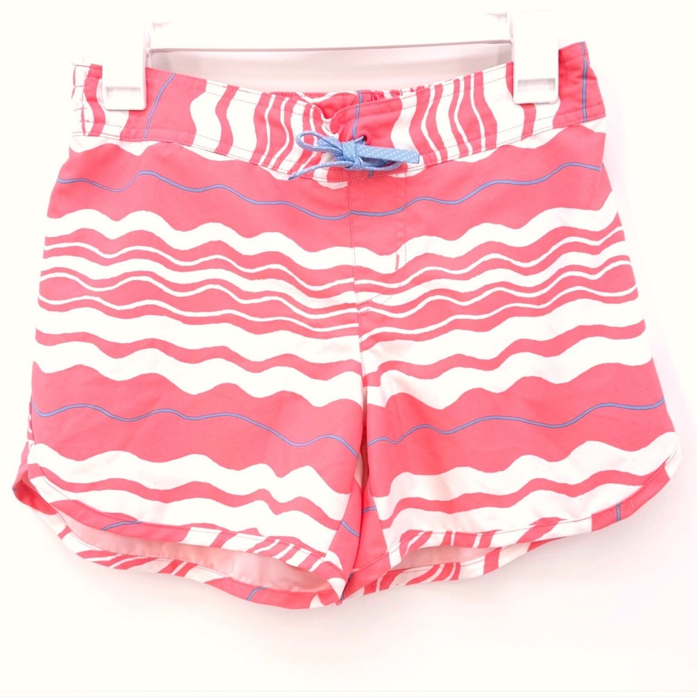 Columbia Women's PFG Cool Coast II Wave Stripe Board Shorts S UPF 50‎ Swimwear
